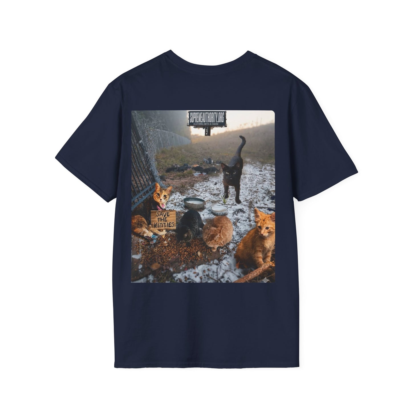 SAVE THE KITTIES 2 - Unisex Soft style T-Shirt