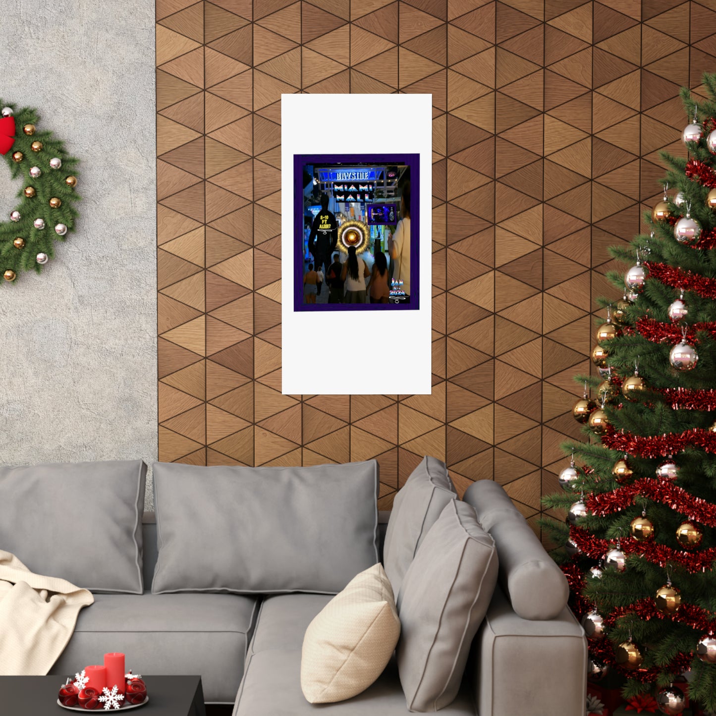 Copy of Miami Alien Mall 2 Matte Vertical Posters