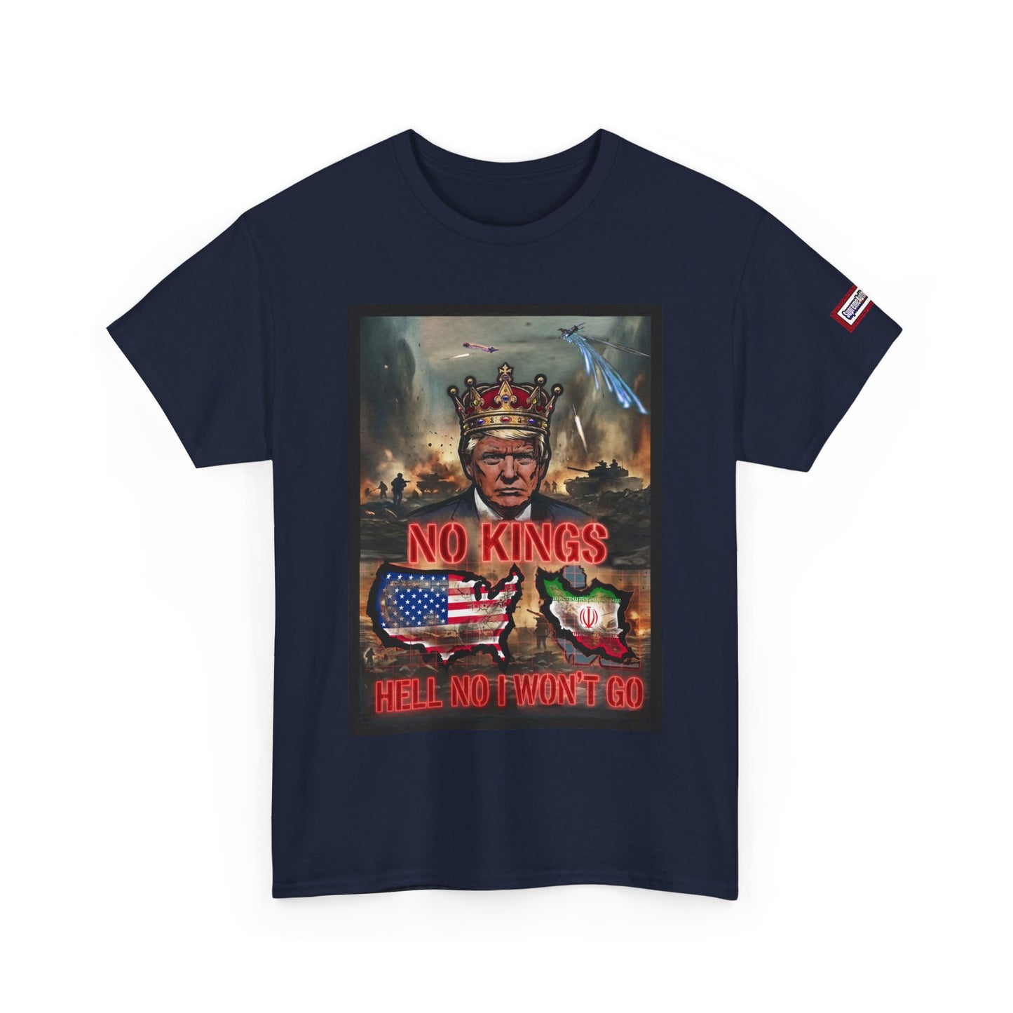NO KINGS Banger Remix -Unisex Heavy Cotton Tee