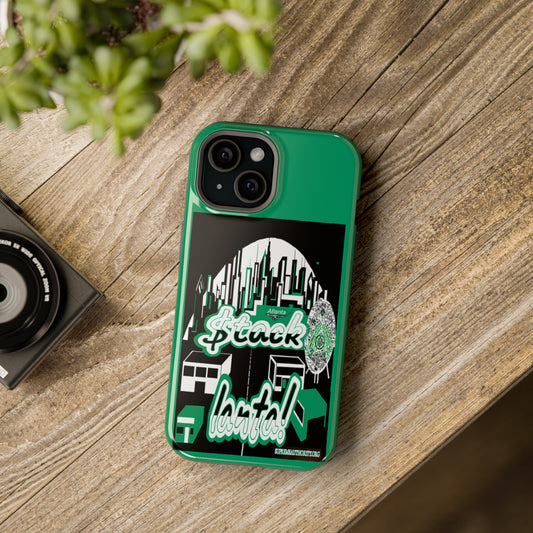Stack-lanta 2 Remix Green Supreme Authority Samsung  ONLY  -Impact-Resistant Cases