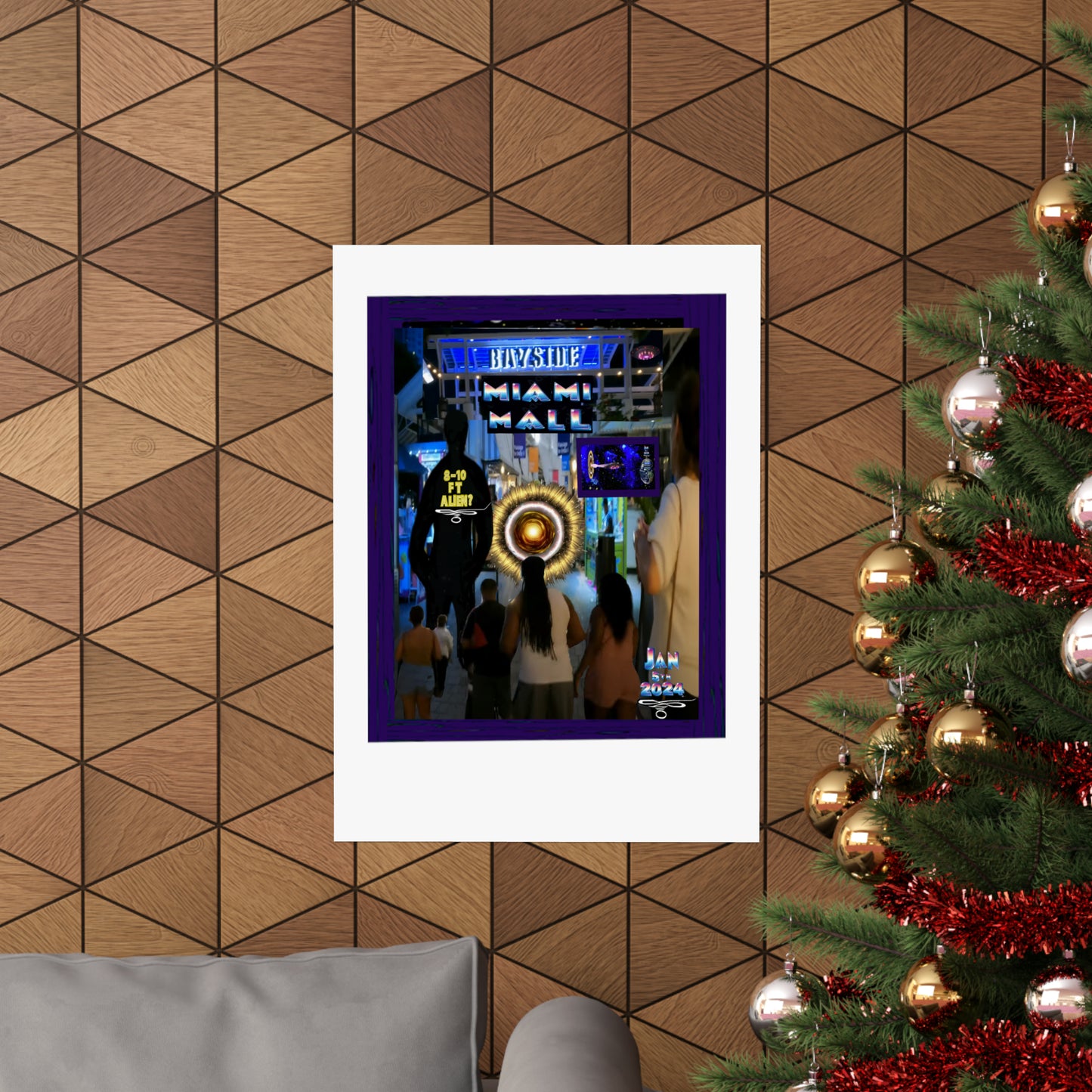 Copy of Miami Alien Mall 2 Matte Vertical Posters