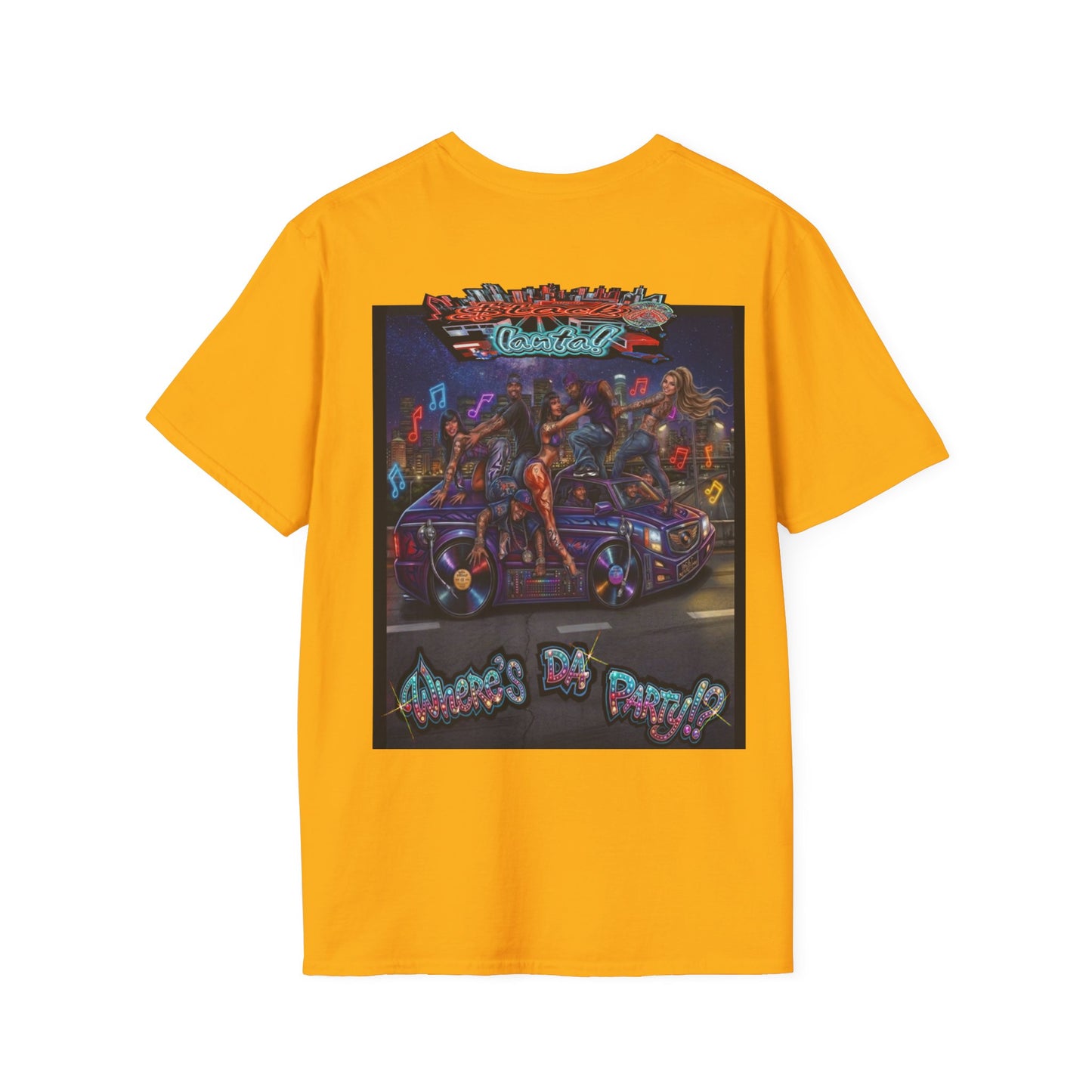 Where's The Party  FBA Version - Supreme Authority - Unisex Soft style T-Shirt