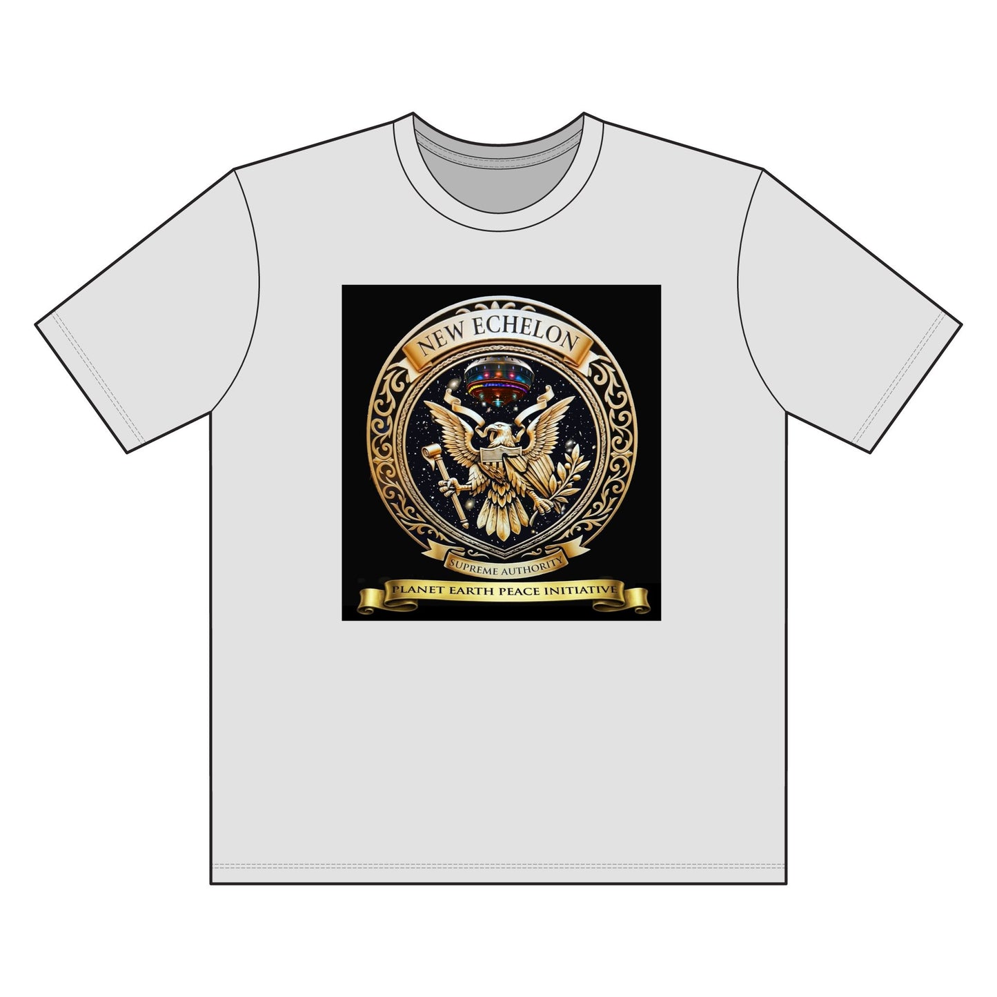 Planet Earth Peace Initiative - New Echelon - Supreme Authority -Tall Posi Charge Competitor Tee