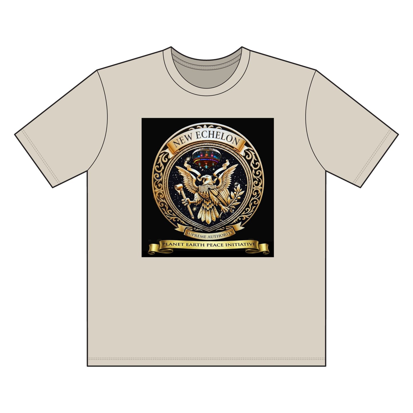 Planet Earth Peace Initiative - New Echelon - Supreme Authority -Tall Posi Charge Competitor Tee