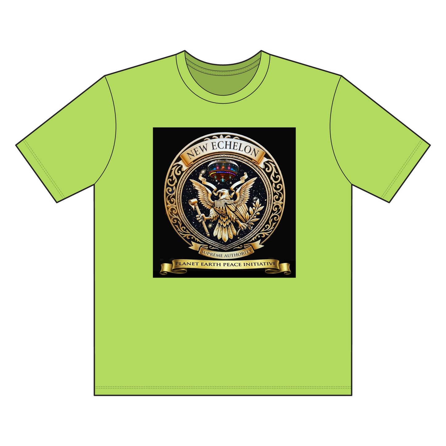 Planet Earth Peace Initiative - New Echelon - Supreme Authority -Tall Posi Charge Competitor Tee