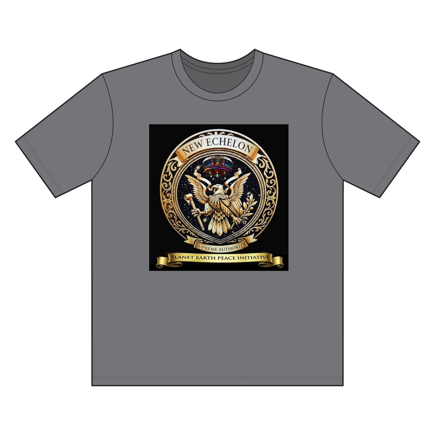 Planet Earth Peace Initiative - New Echelon - Supreme Authority -Tall Posi Charge Competitor Tee