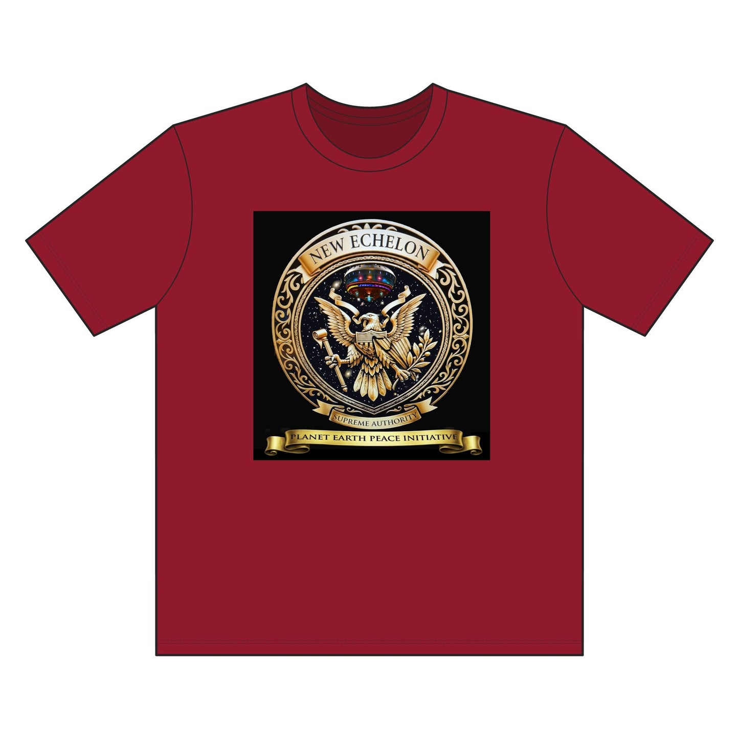 Planet Earth Peace Initiative - New Echelon - Supreme Authority -Tall Posi Charge Competitor Tee