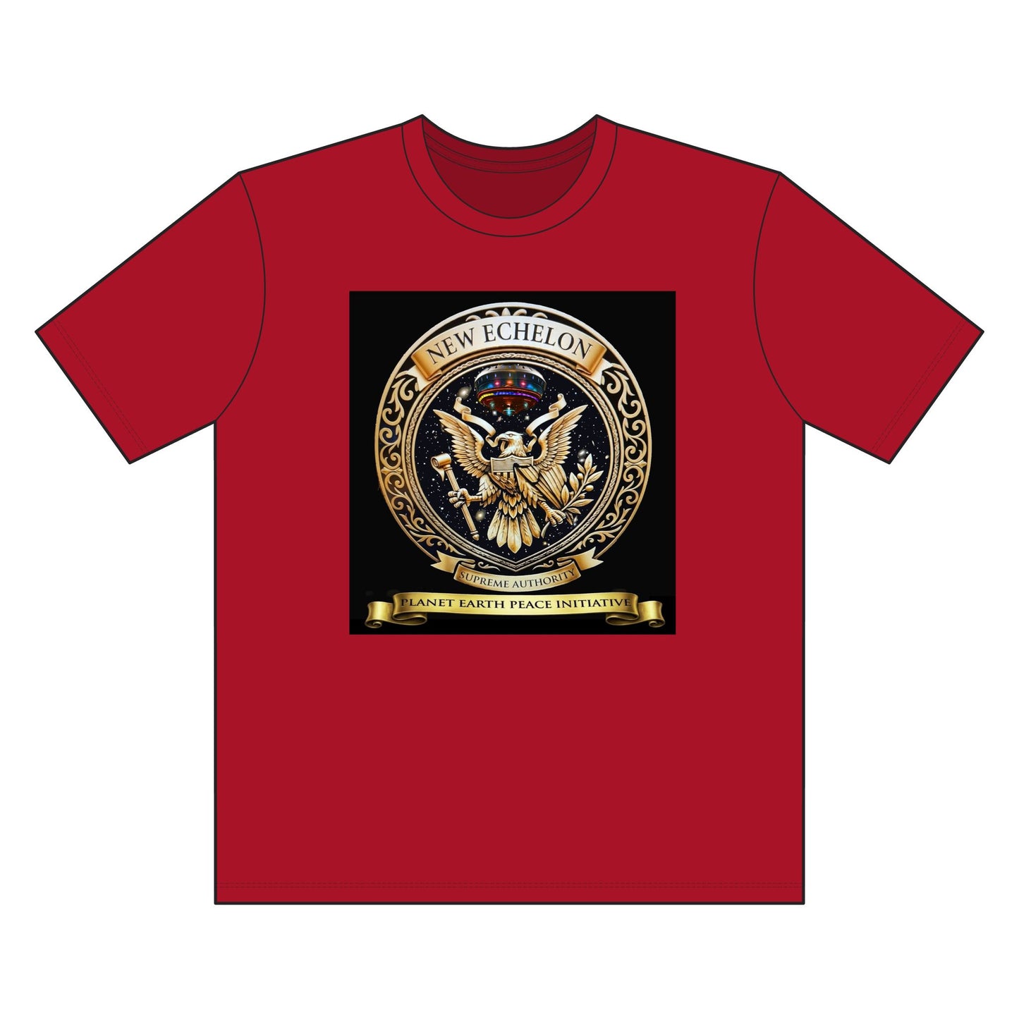 Planet Earth Peace Initiative - New Echelon - Supreme Authority -Tall Posi Charge Competitor Tee