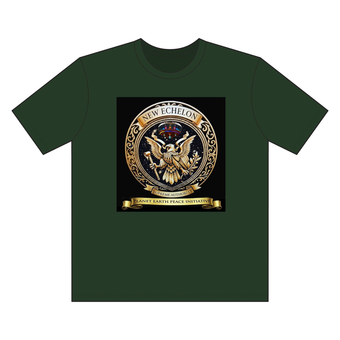 Planet Earth Peace Initiative - New Echelon - Supreme Authority -Tall Posi Charge Competitor Tee