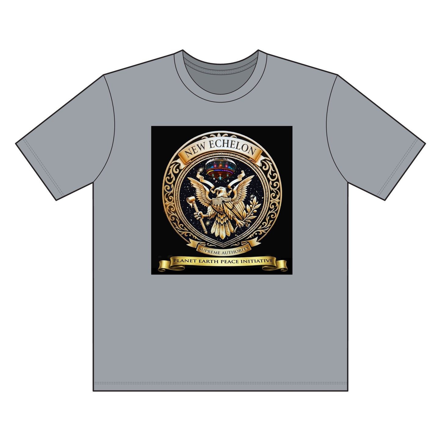 Planet Earth Peace Initiative - New Echelon - Supreme Authority -Tall Posi Charge Competitor Tee