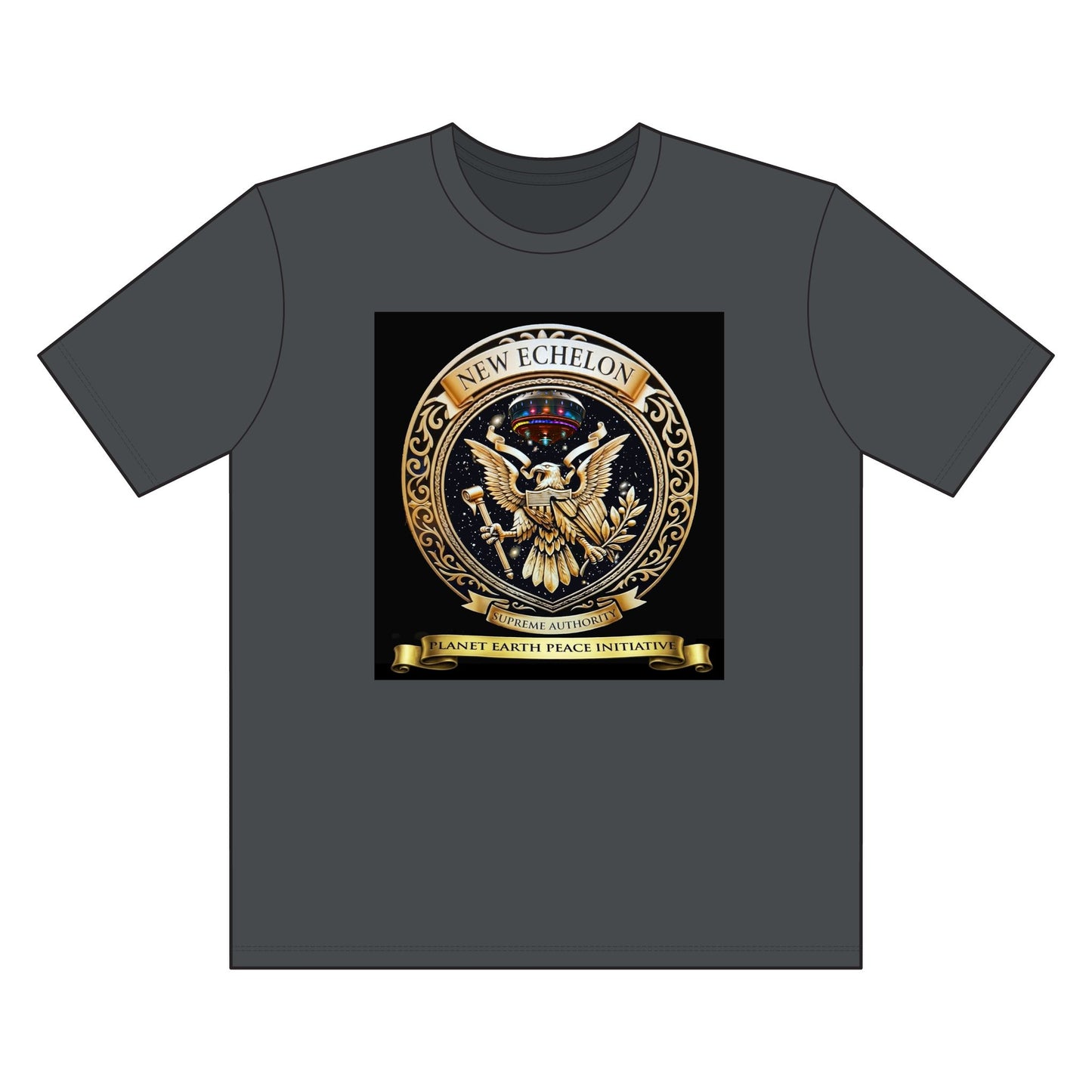 Planet Earth Peace Initiative - New Echelon - Supreme Authority -Tall Posi Charge Competitor Tee