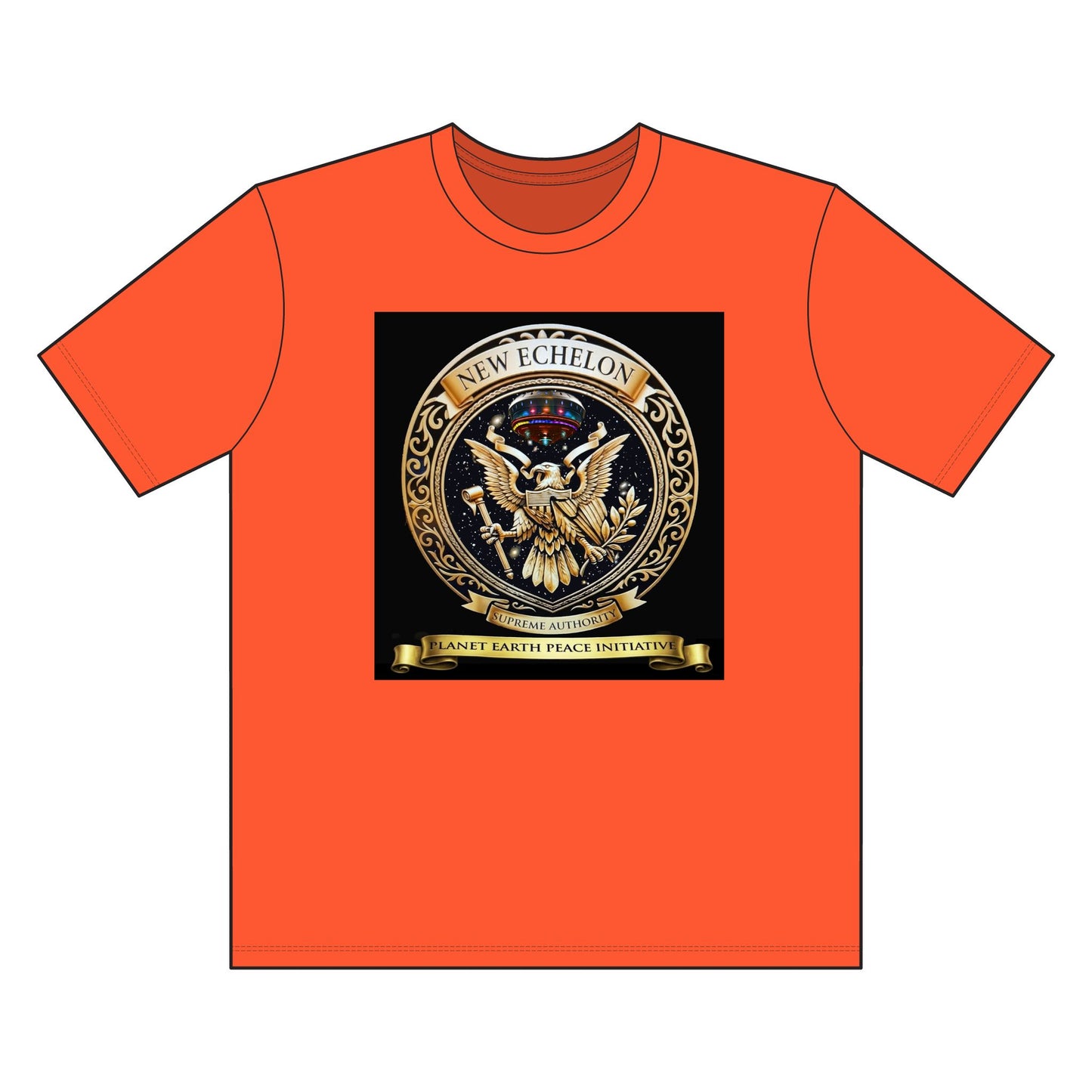 Planet Earth Peace Initiative - New Echelon - Supreme Authority -Tall Posi Charge Competitor Tee