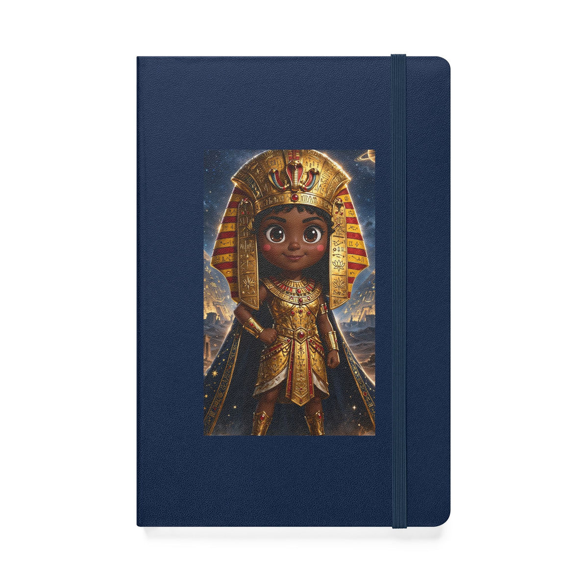 Amara — Cinematic Little Pharaoh from the Stars — Kids Hardcover Notebook