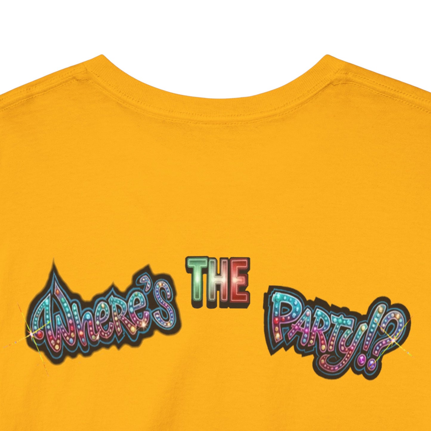 Where's The Party Italian Remix- Supreme Authority -Unisex Heavy Cotton Tee