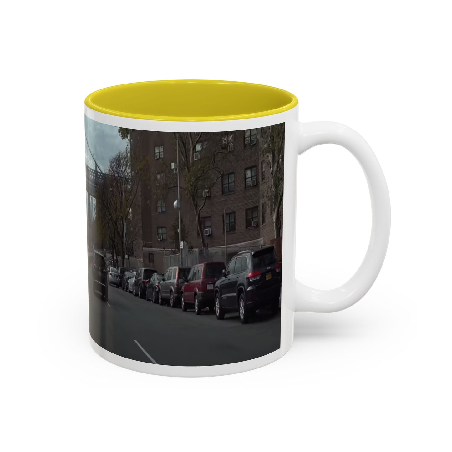 SAVE The KITTIES (Cat rescue fund raiser )-Two-Tone Accent Mug (11oz, 15oz)