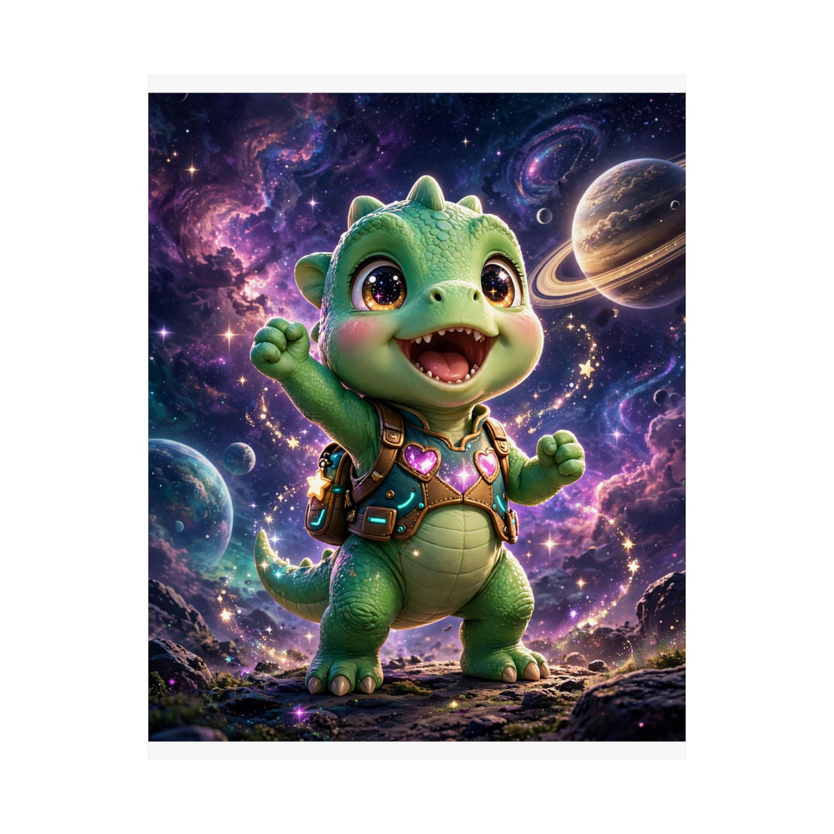 DAX — Tiny Dino, Mighty Roar — Kids Room Poster