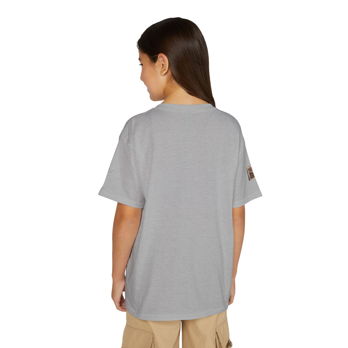 I Play It Loud and I Play It Proud — Asian Girl Trumpet Pre-Teen Musician Tee (Sunset Orange) (Budget Edition)