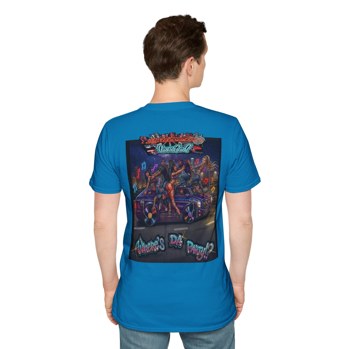 Where's The Party  FBA Version - Supreme Authority - Unisex Soft style T-Shirt