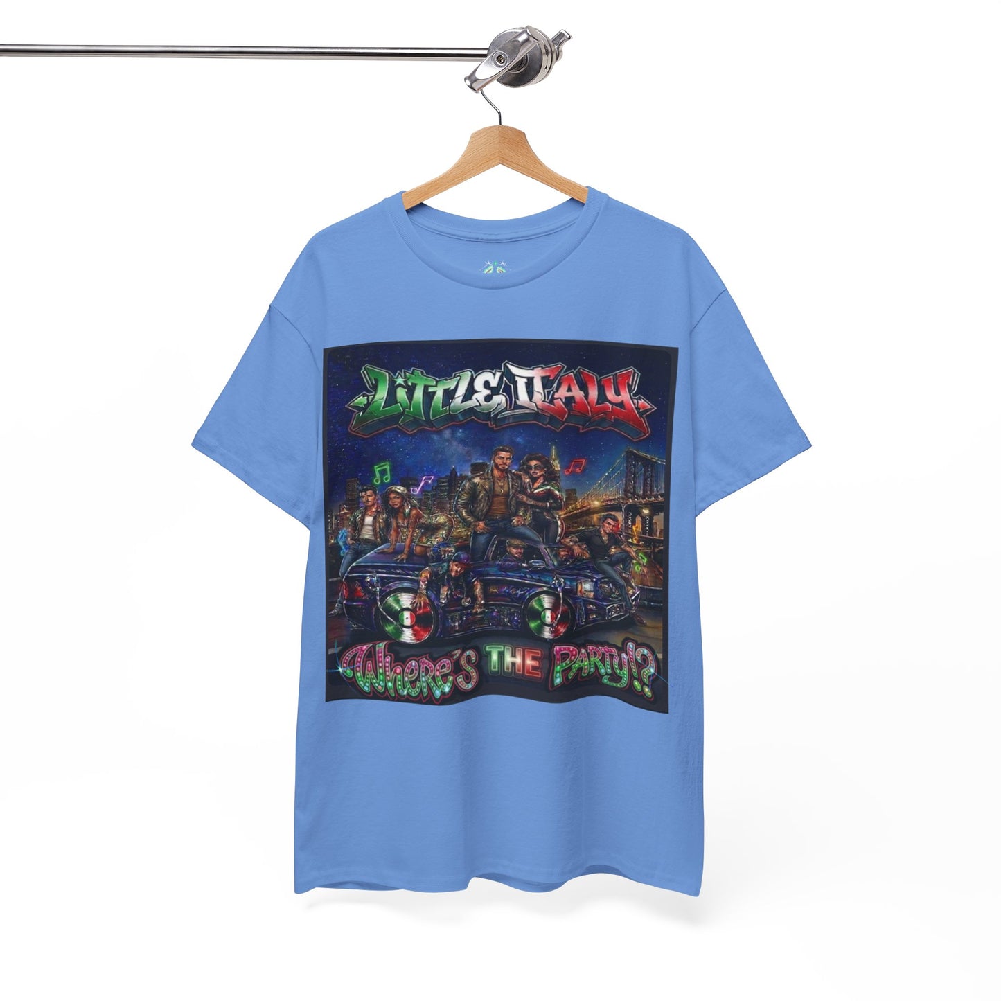 Where's The Party Italian Remix- Supreme Authority -Unisex Heavy Cotton Tee