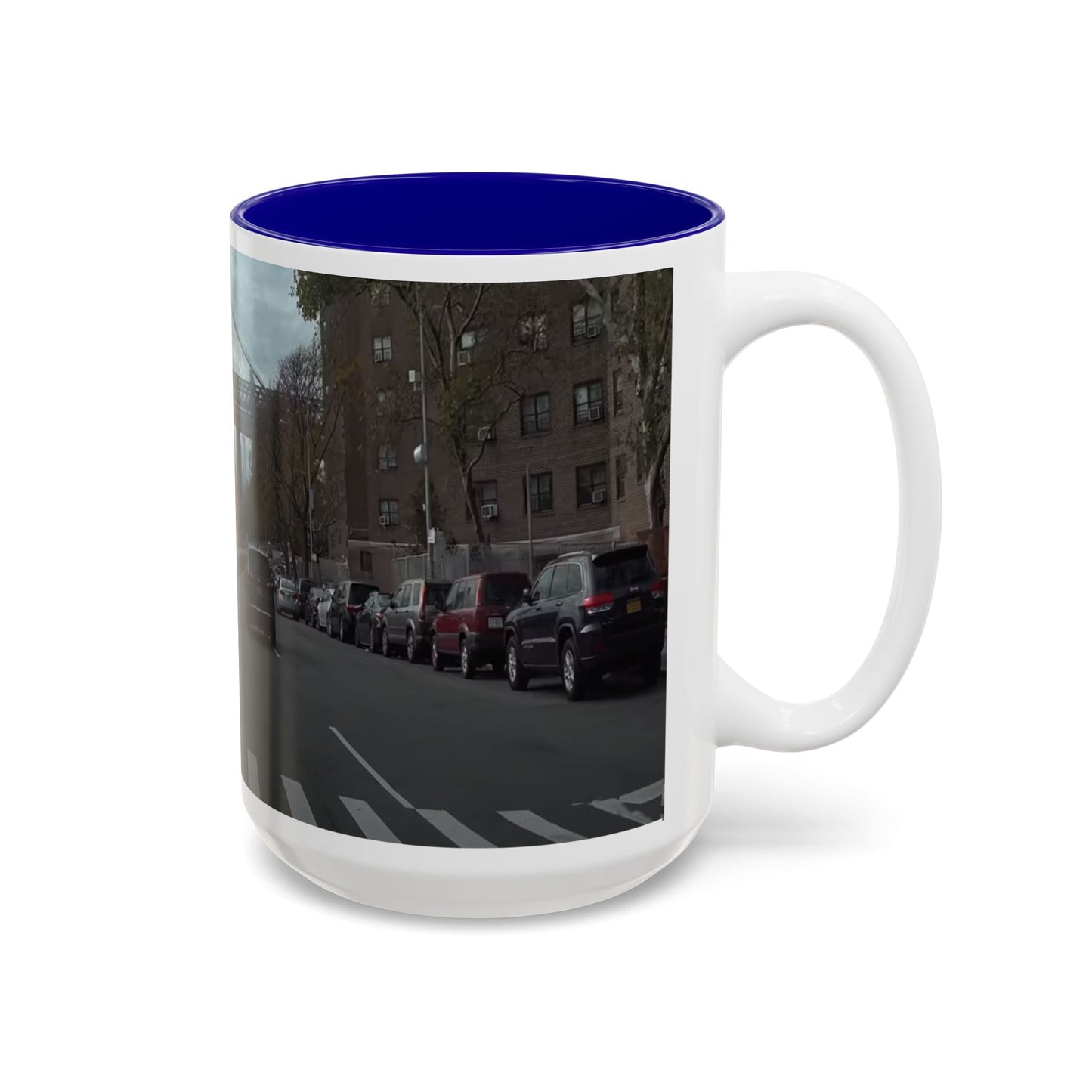 SAVE The KITTIES (Cat rescue fund raiser )-Two-Tone Accent Mug (11oz, 15oz)