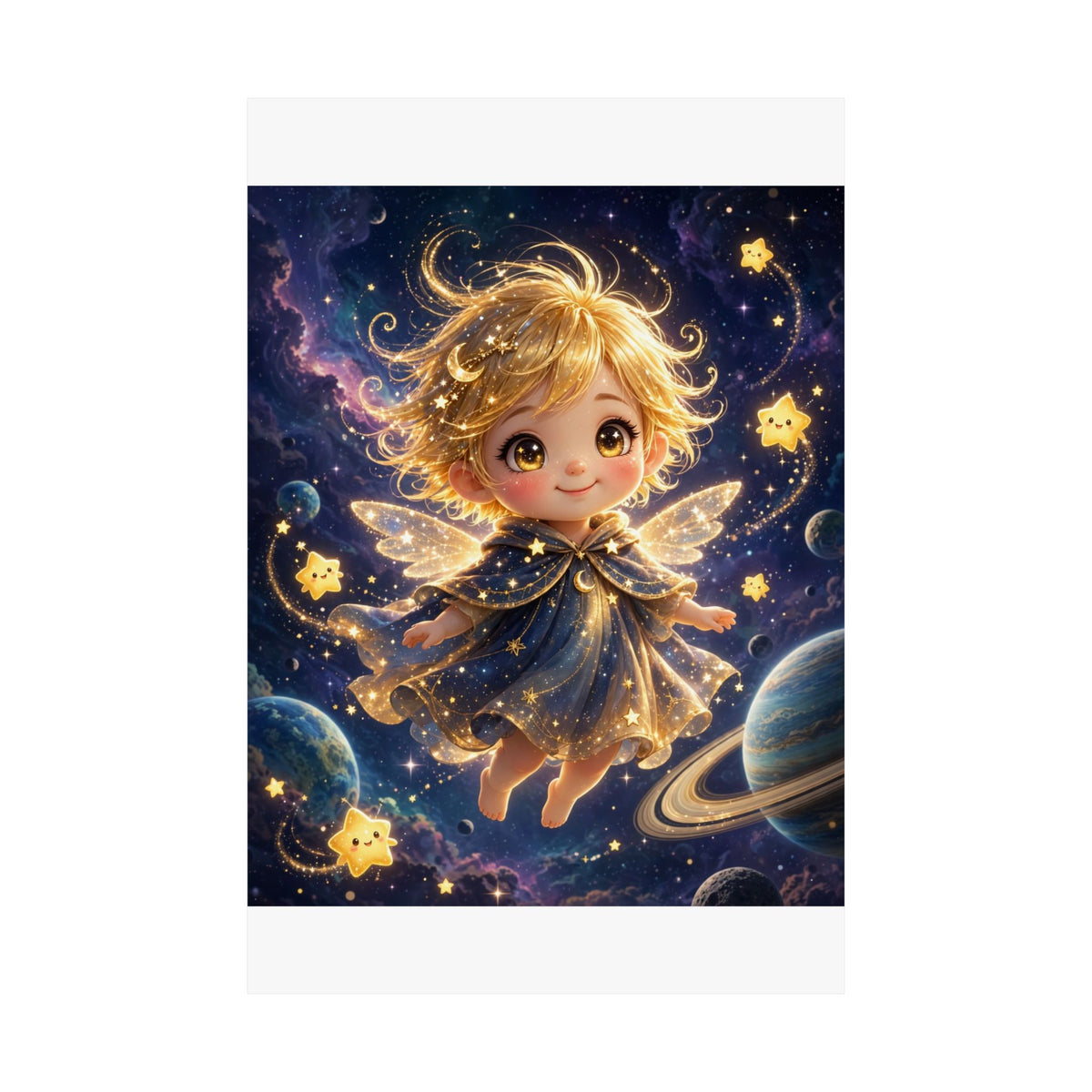 CELESTE — Little Star, Big Sky — Kids Room Poster