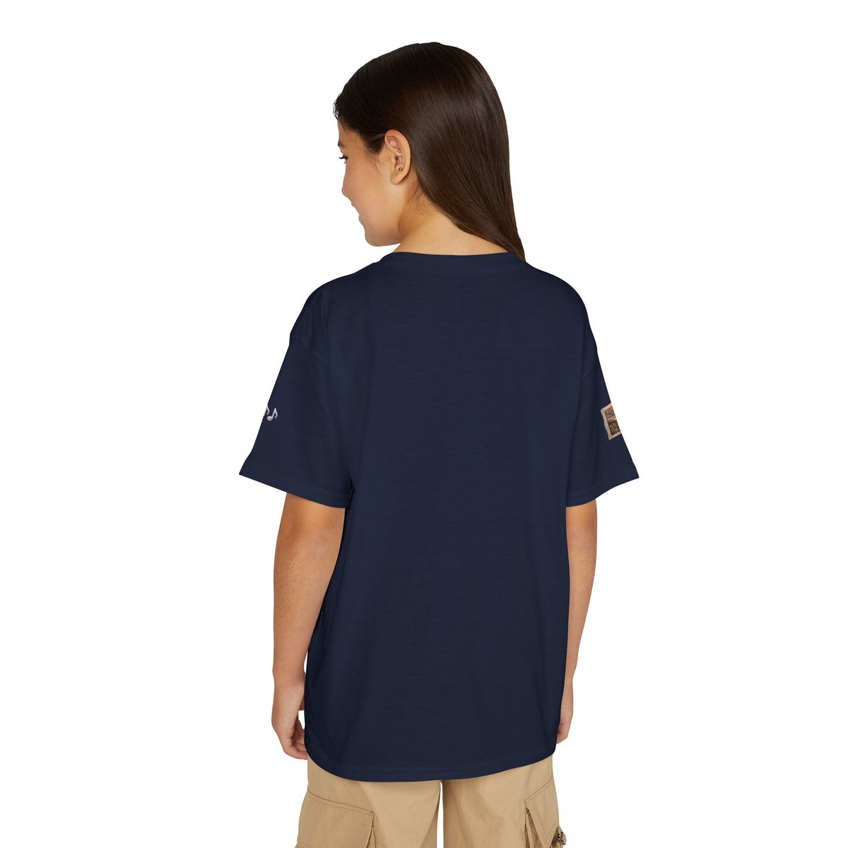 I Play It Loud and I Play It Proud — Asian Girl Trumpet Pre-Teen Musician Tee (Golden Amber)