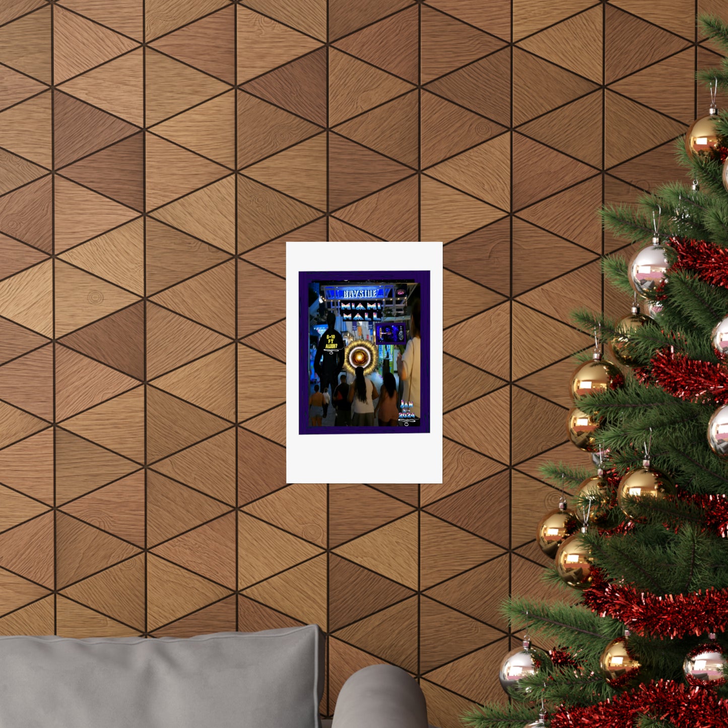 Copy of Miami Alien Mall 2 Matte Vertical Posters