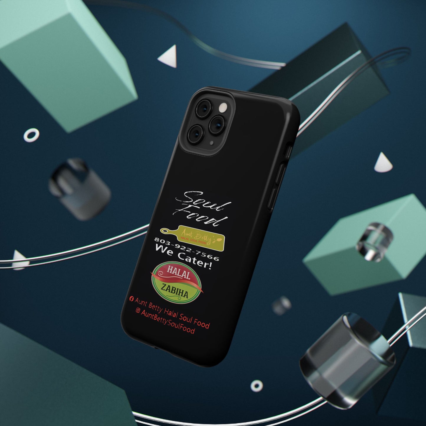 Aunt Betty's Soul Food - Custom - Iphones ONLY - Impact-Resistant Cases