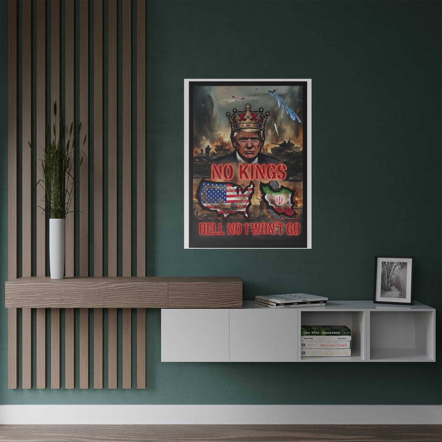 NO KINGS Banger Remix - Satin Posters (300gsm)