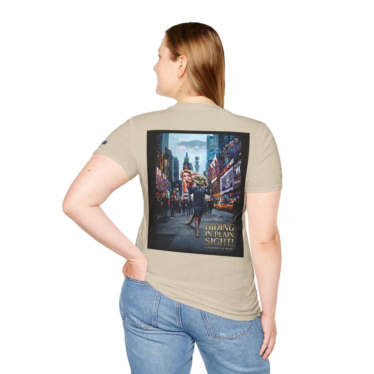 HIDING IN PLAIN SIGHT -Supreme Authority - Unisex Soft style T-Shirt