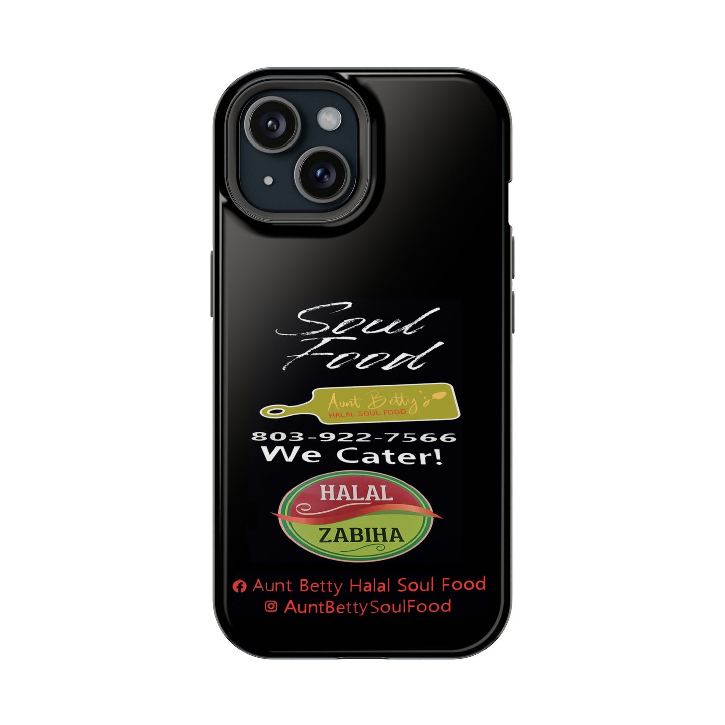 Aunt Betty's Soul Food - Custom - Iphones ONLY - Impact-Resistant Cases