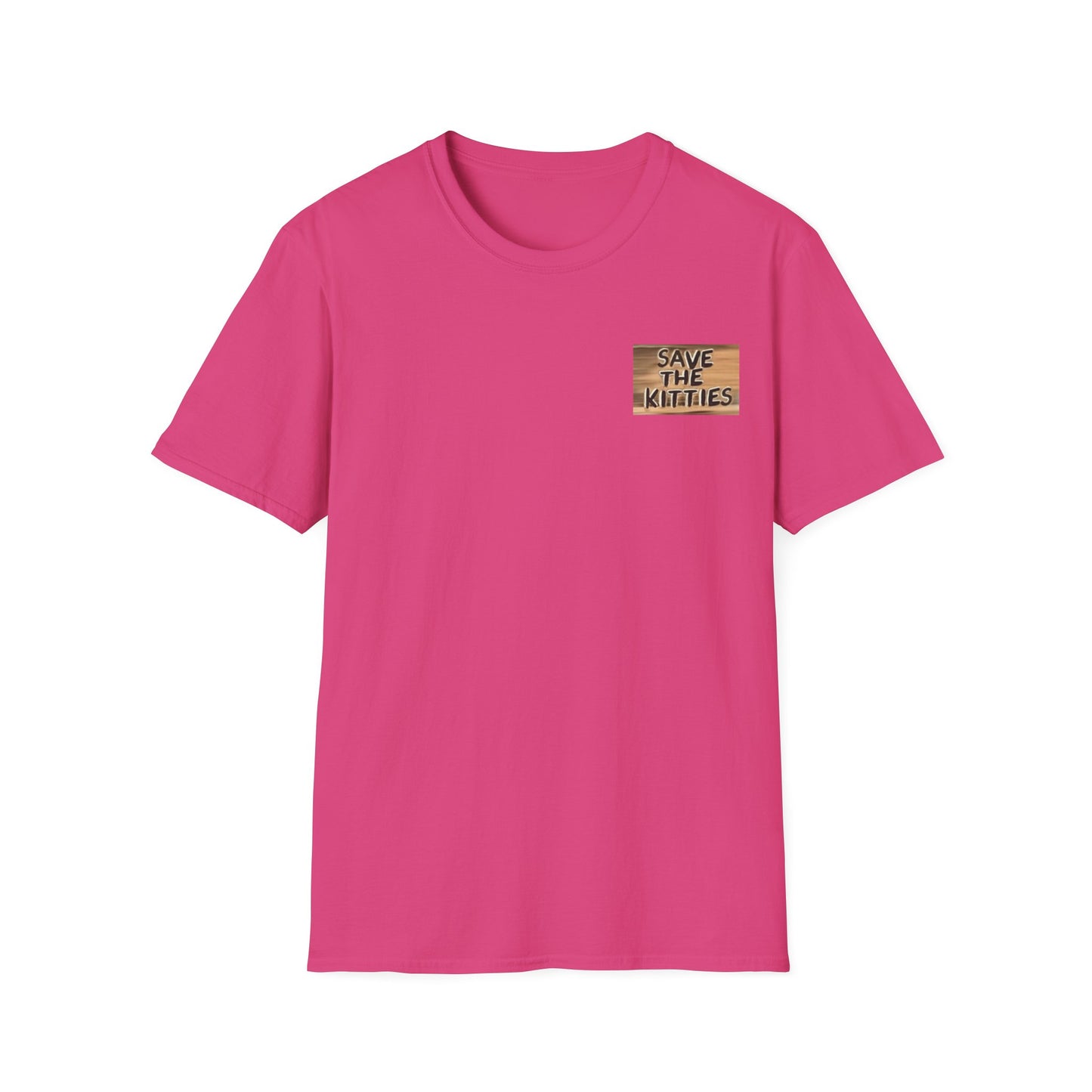 SAVE THE KITTIES - Cat Rescue Fund Raiser - Unisex Soft style T-Shirt