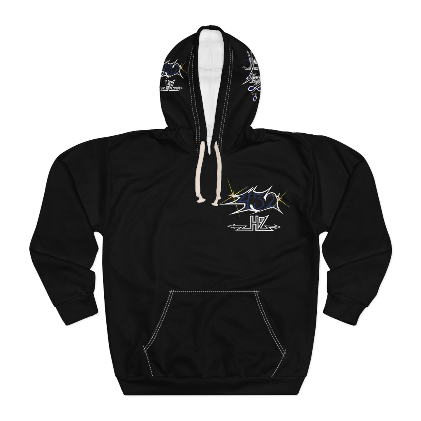 432 Manifestation Energy - Unisex Pullover Hoodie (AOP)