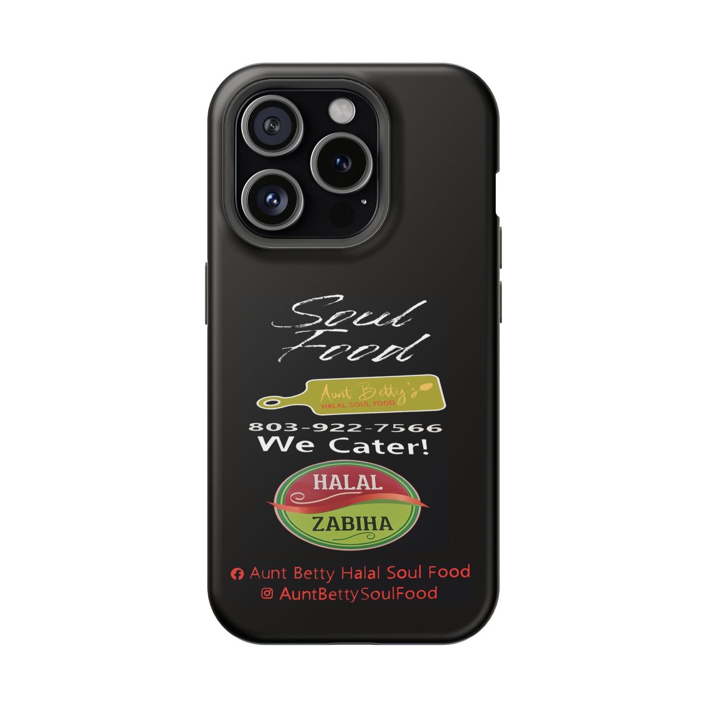Aunt Betty's Soul Food - Custom - Iphones ONLY - Impact-Resistant Cases