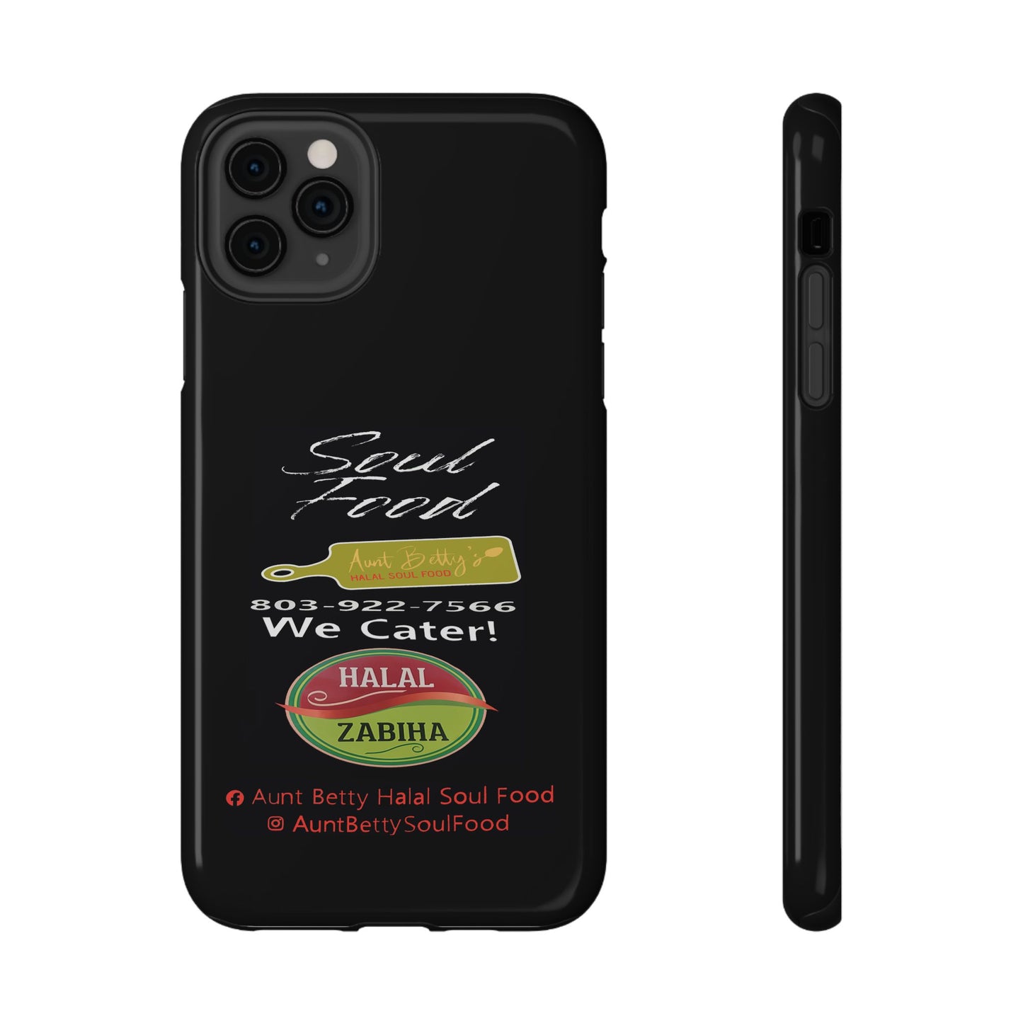 Aunt Betty's Soul Food - Custom - Iphones ONLY - Impact-Resistant Cases