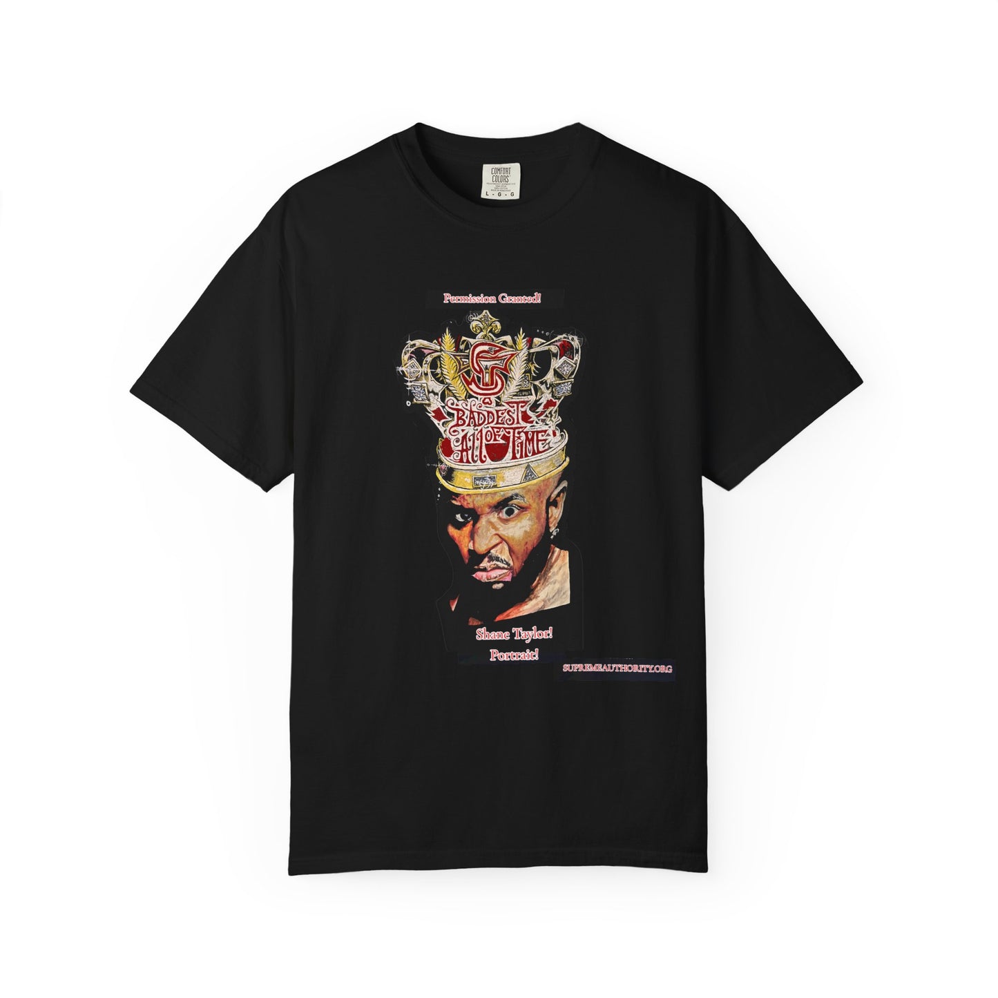 Permission Granted! Shane Taylor Portrait -Unisex Garment-Dyed T-shirt