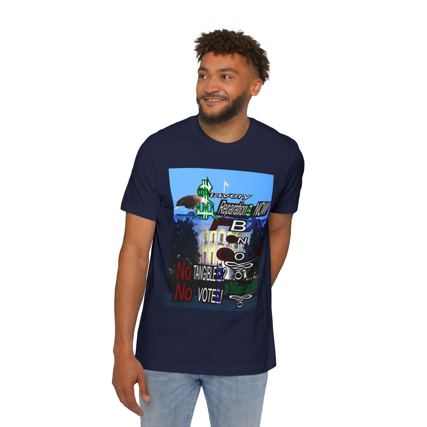 FBA Reparations now! -USA-Made Unisex Short-Sleeve Jersey T-Shirt