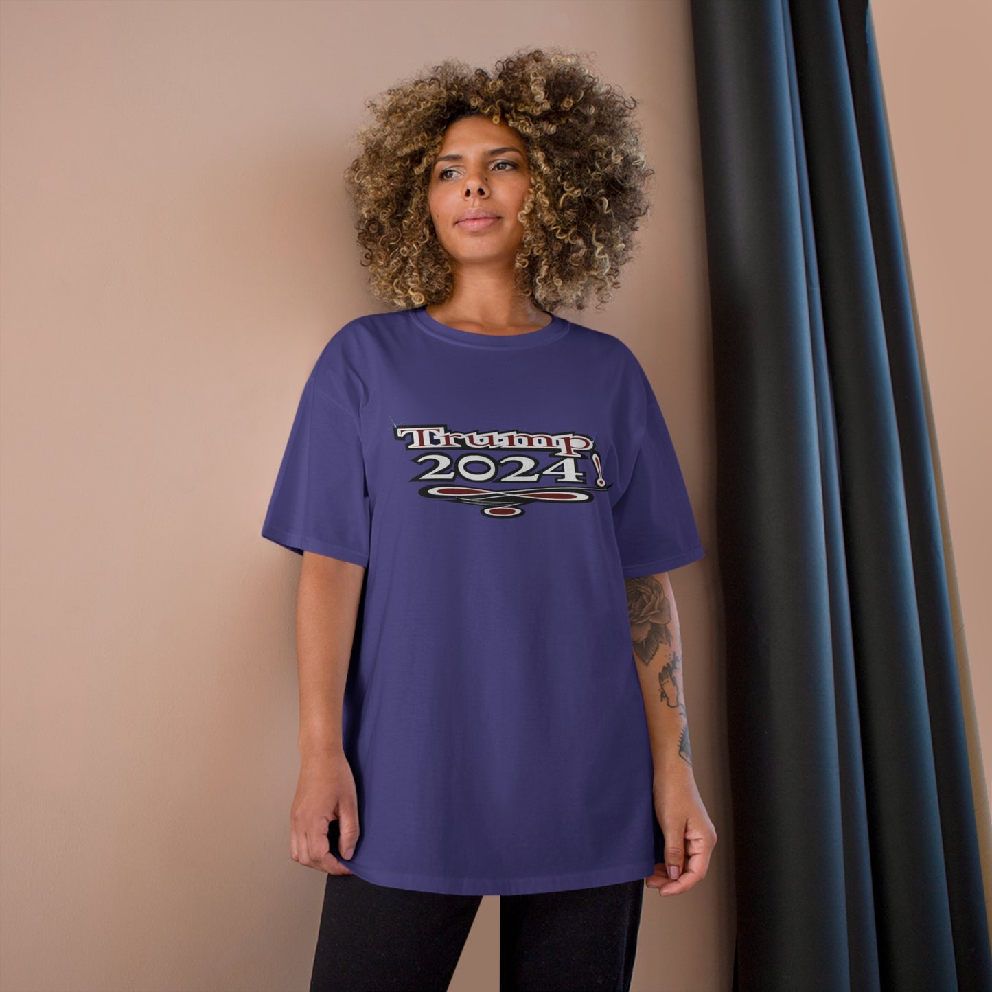 Trump 2024! -  Supreme Authority -Champion T-Shirt