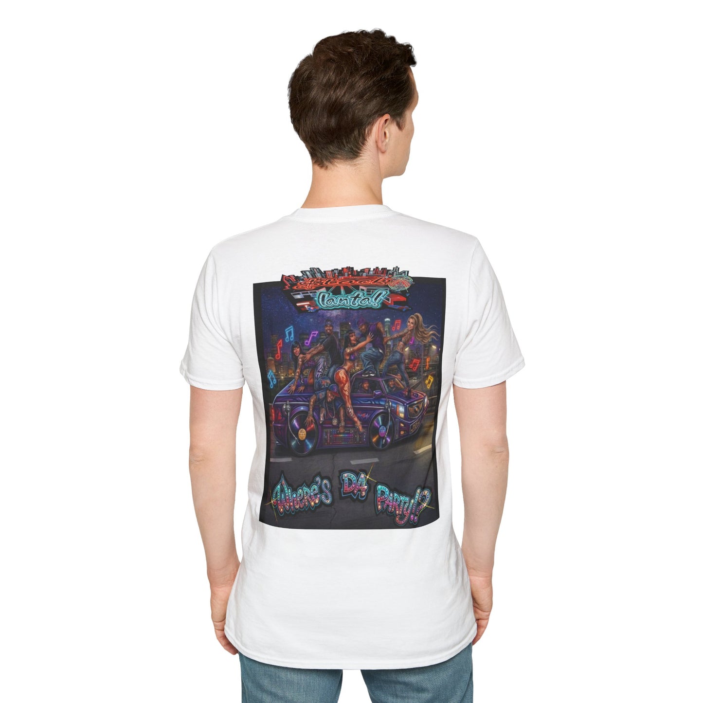 Where's The Party  FBA Version - Supreme Authority - Unisex Soft style T-Shirt