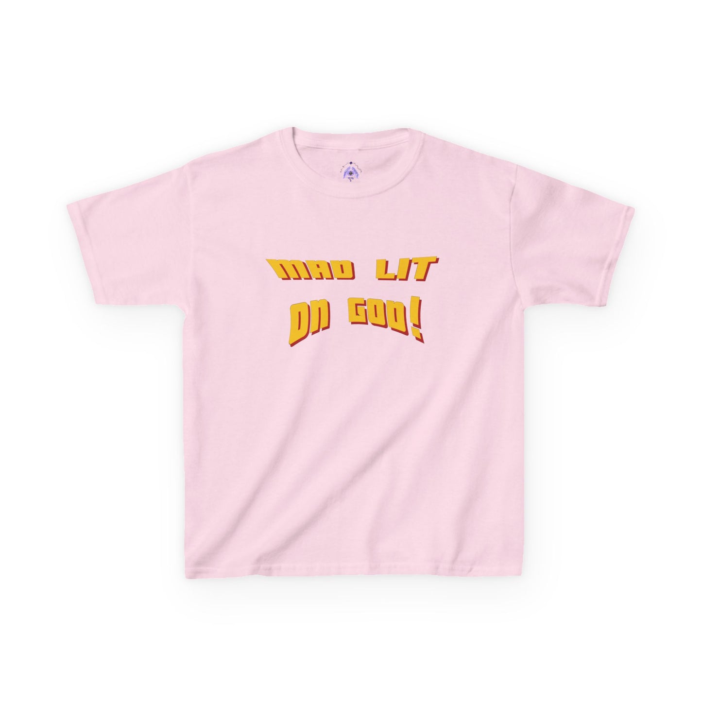 MAD LIT on GOD Supreme Authority brand -Kids Heavy Cotton™ Tee