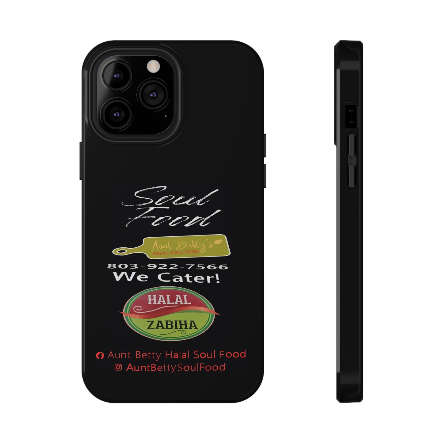 Aunt Betty's Soul Food - Custom - Iphones ONLY - Impact-Resistant Cases