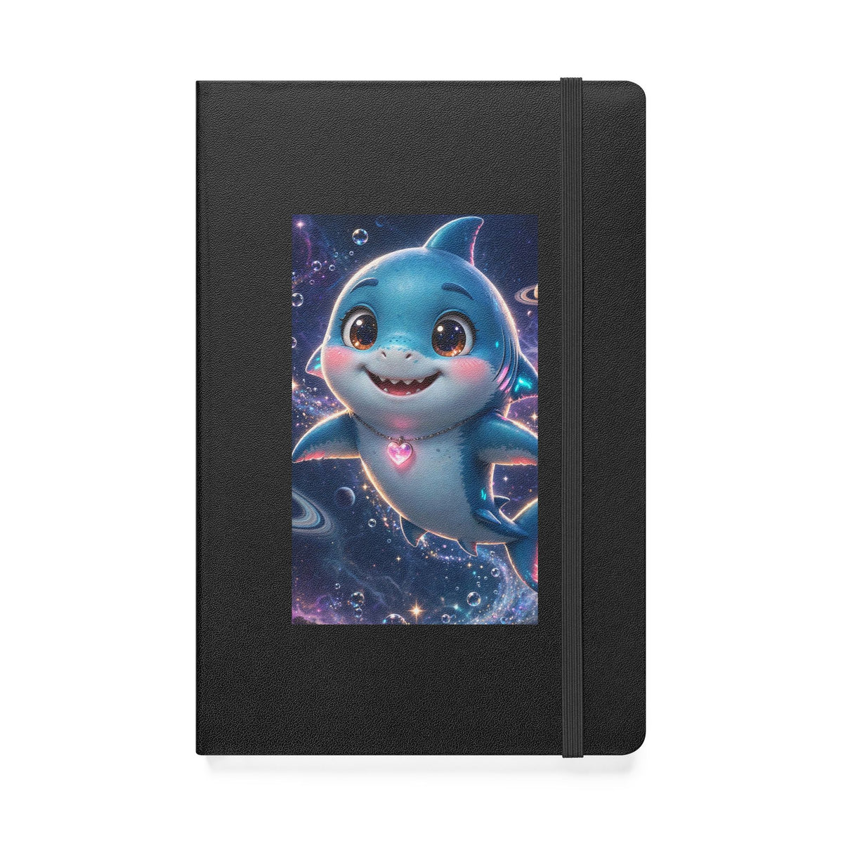 Finn — Shark Buddy — Kids Hardcover Notebook