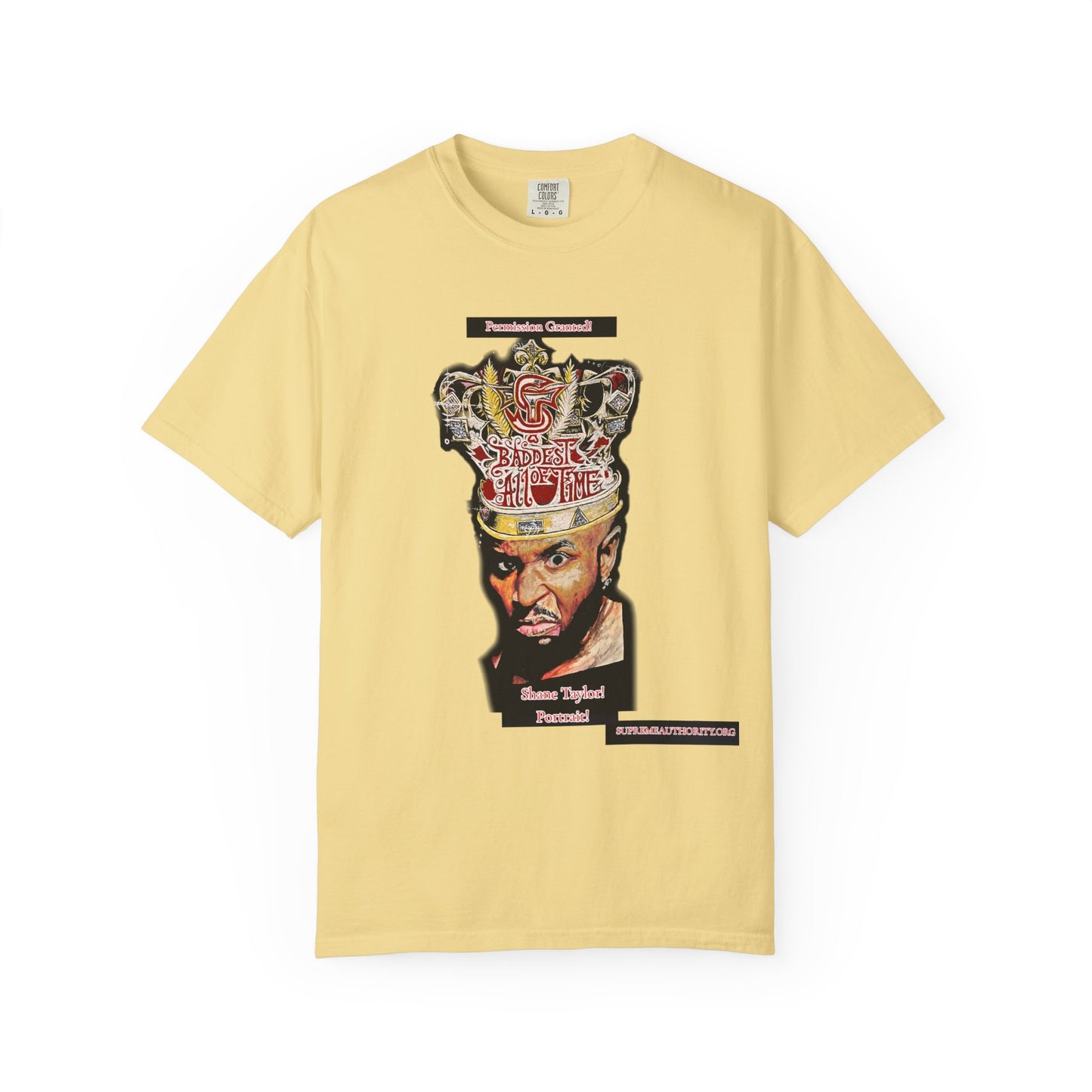Permission Granted! Shane Taylor Portrait -Unisex Garment-Dyed T-shirt