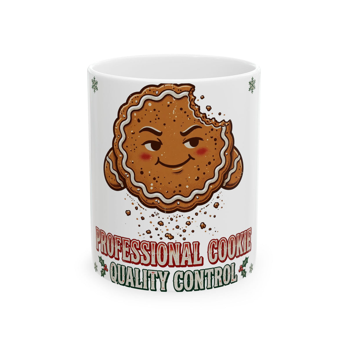 Cookie Quality Control Mug - Professional Cookie Quality Control - Funny Christmas Mug 11oz - Budget Edition