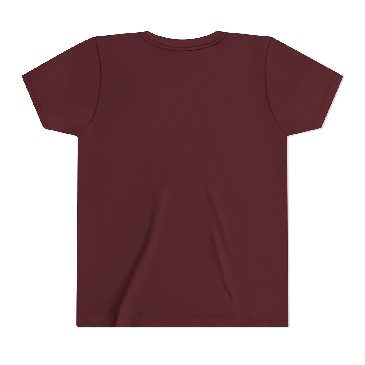 I Play It Loud and I Play It Proud — Black Girl Trumpet Pre-Teen Musician Tee (White Ink) (Front Print)