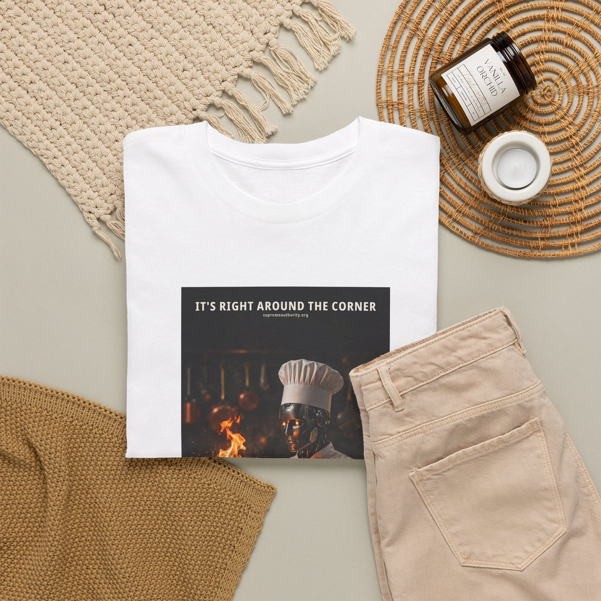 It's Right Around The Corner — Chef Robot Tee (Budget Edition)
