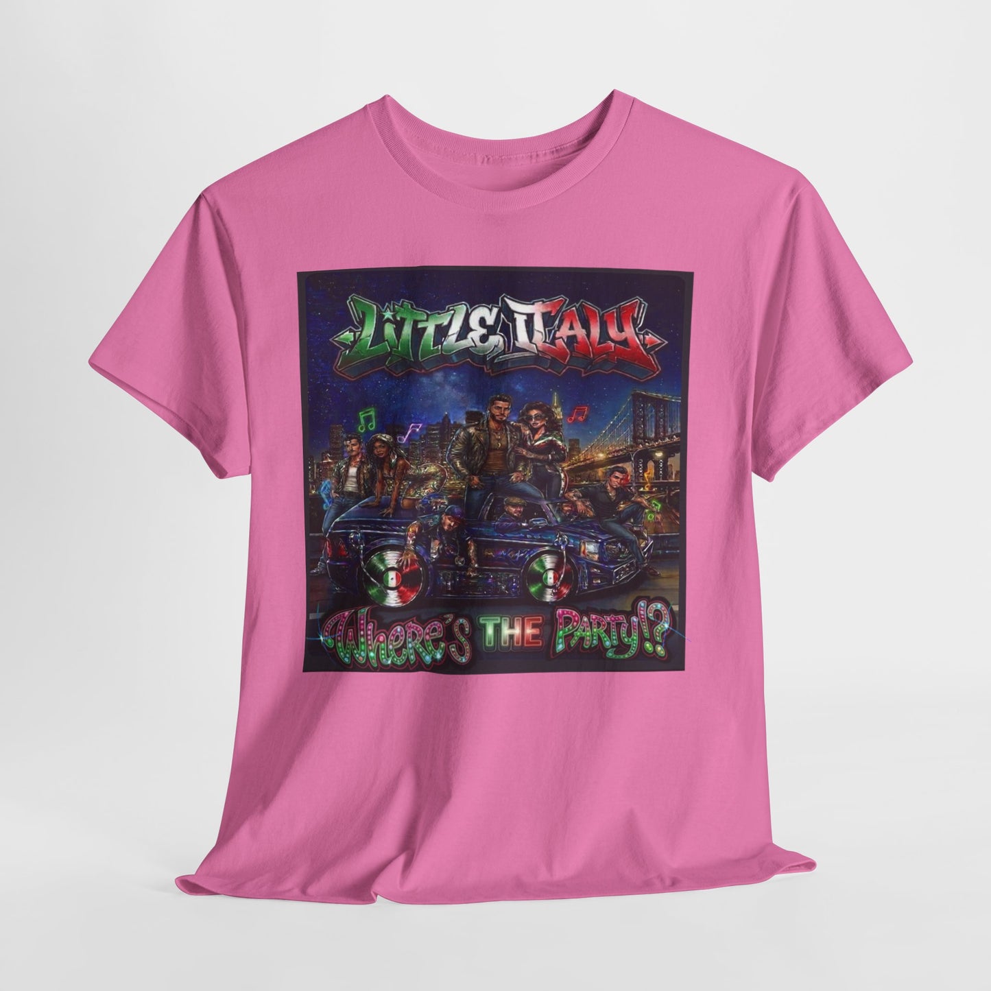 Where's The Party Italian Remix- Supreme Authority -Unisex Heavy Cotton Tee