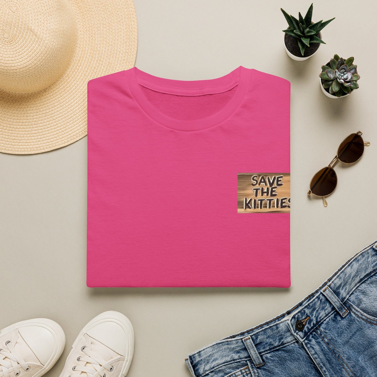 SAVE THE KITTIES - Cat Rescue Fund Raiser - Unisex Soft style T-Shirt