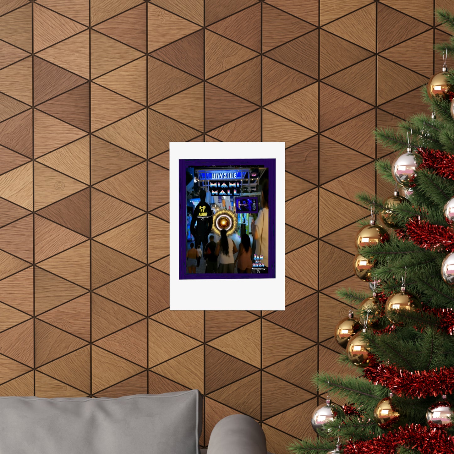 Copy of Miami Alien Mall 2 Matte Vertical Posters