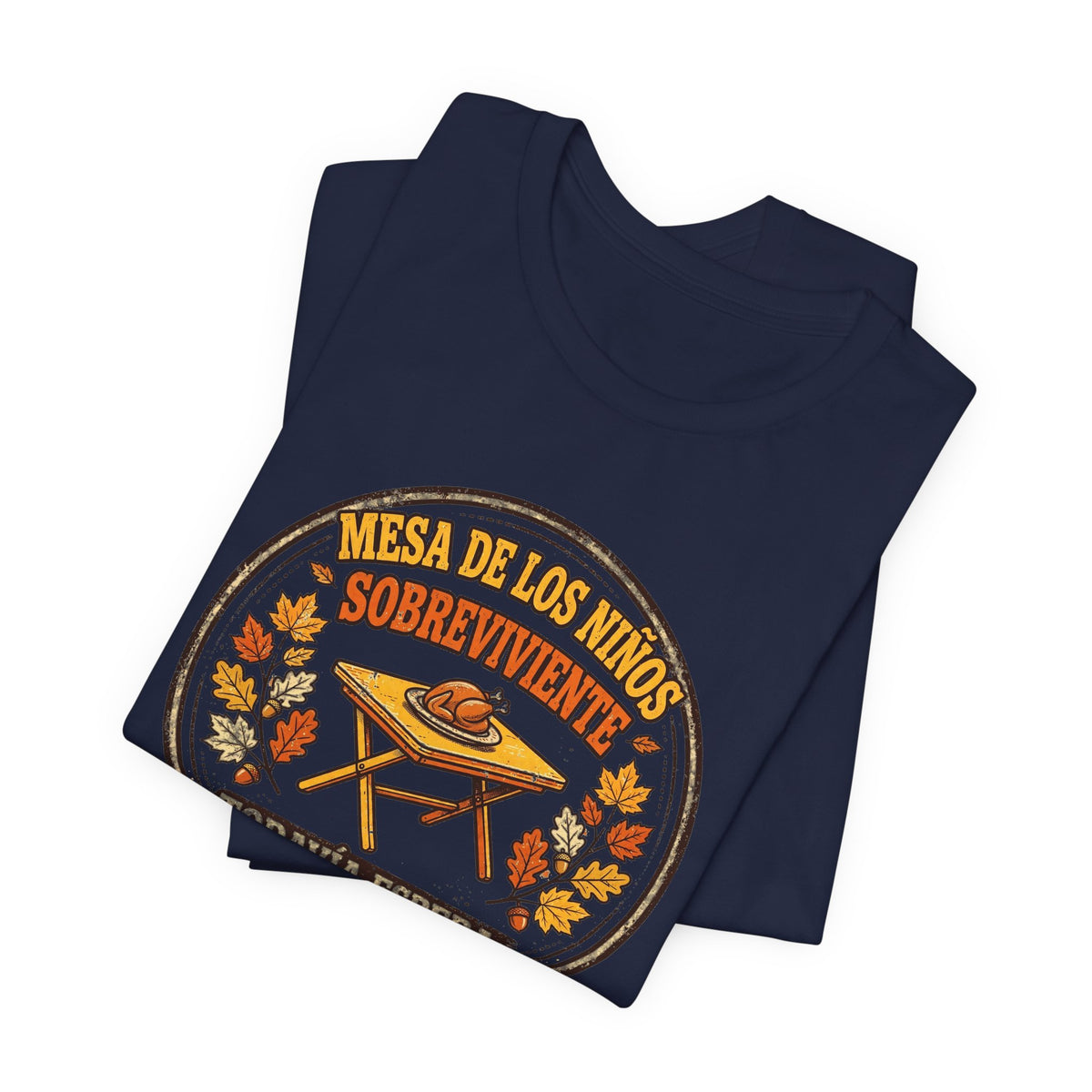 Sobreviviente de la Mesa de los Ninos - Camiseta de Accion de Gracias en Espanol
